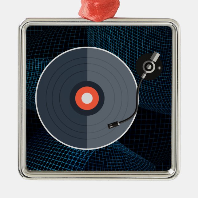 Vinyl Record Ornament (Front)