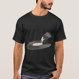 Vinyl Record Pizza Slice - Collector Music Lover R T-Shirt