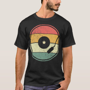 Vinyl Record Player Vintage DJ Turntable Music T-Shirt