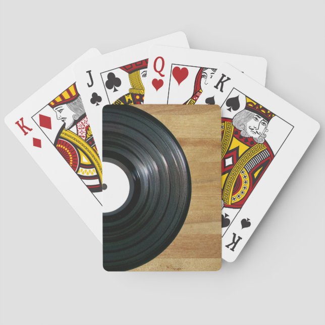 Vinyl Record Playing Cards (Back)