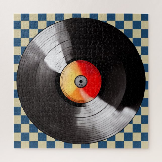 Vinyl Record Puzzle (Vertical)