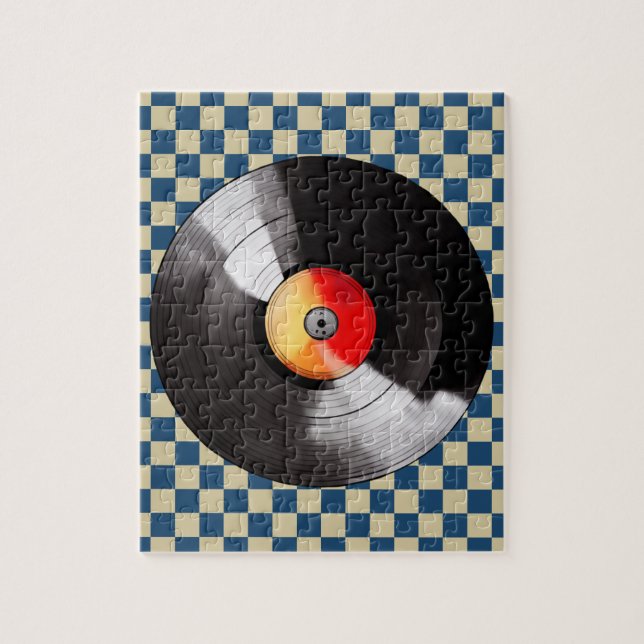 Vinyl Record Puzzle (Vertical)