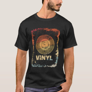 Vinyl Record Retro Vintage Record Player Gift T-Shirt