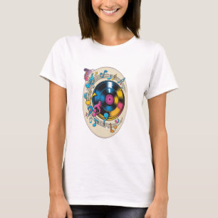 vinyl record spinning T-Shirt