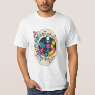 vinyl record spinning T-Shirt