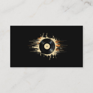 Vinyl Record Splash Business Card