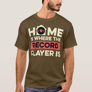 Vinyl Record Storage LP Vinyl Record Collector T-Shirt