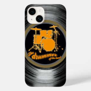 vinyl record ~ the drummer Case-Mate iPhone 14 case