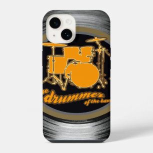 vinyl record ~ the drummer iPhone 14 case