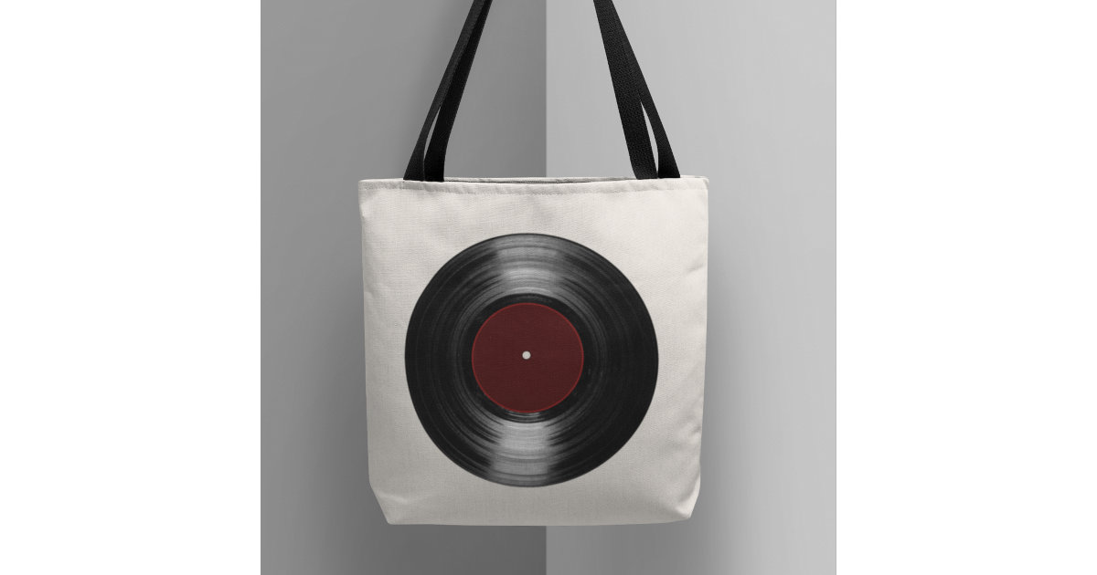 It's Not Hoarding If It's Vinyl Funny Vinyl Record Tote Bag