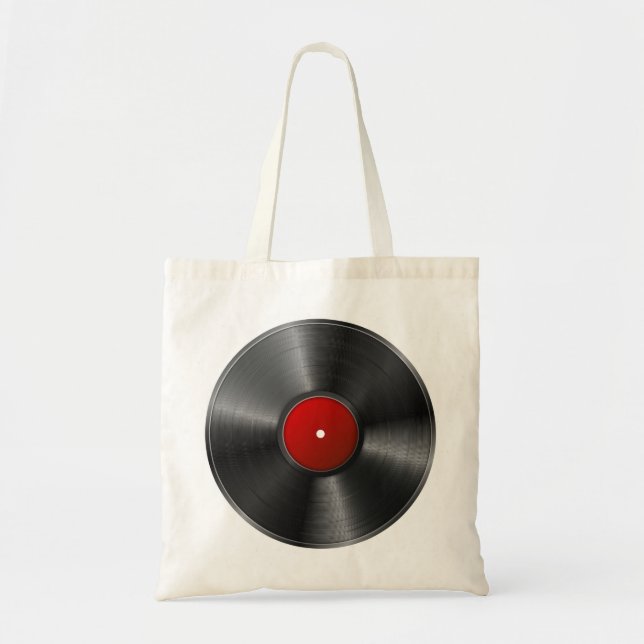 Vinyl Record Tote Bag (Front)