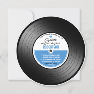 Vinyl Record Wedding Celebration Invitation