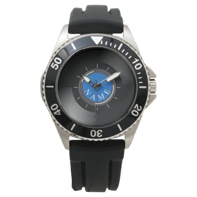VINYL RECORD | with monogram or text Watch (Front)