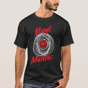 Vinyl Records Audiophile Retro Music Collector Cra T-Shirt