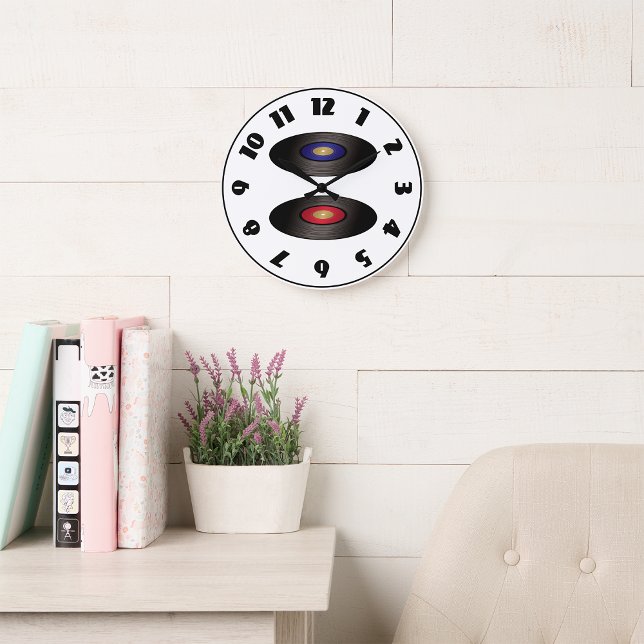 Vinyl Records Clock (Creator Uploaded)