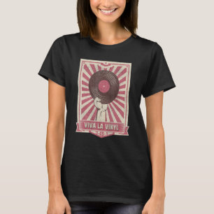 Vinyl Records Collector Audiophile Geek Retro Musi T-Shirt
