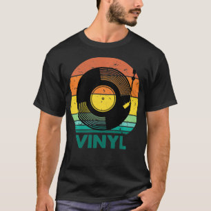 Vinyl Records Music Retro Vinyls Record 80s Vinyl  T-Shirt