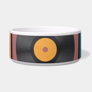 Vinyl records: retro LP set.