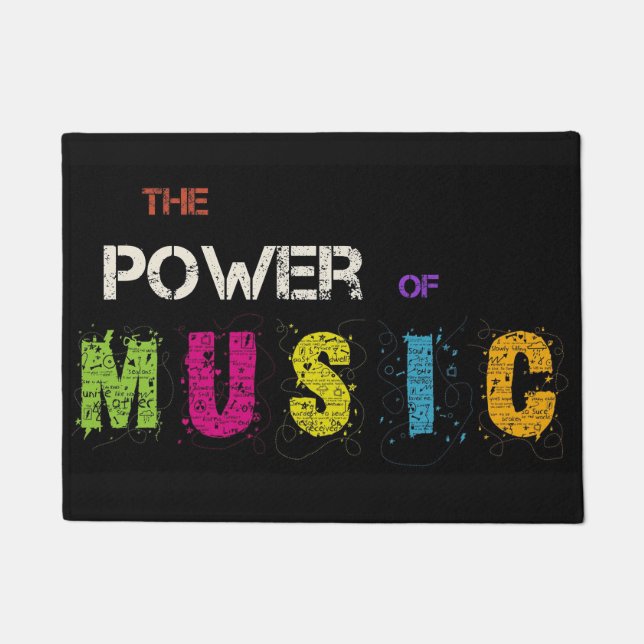 Vinyl records texture Door mat (Front)