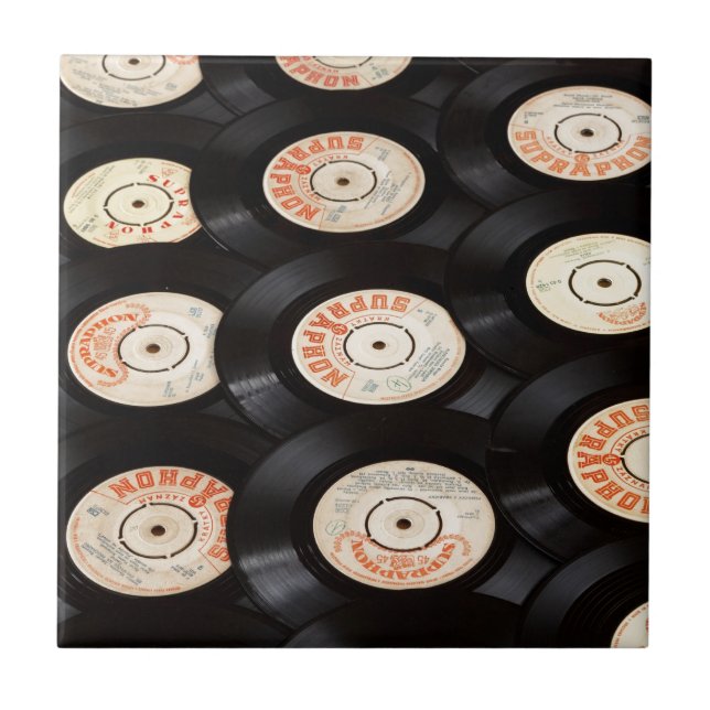 Vinyl Records Tile (Front)