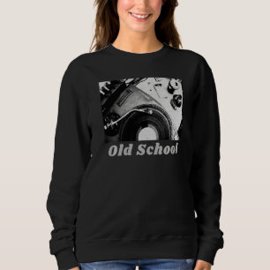 Vinyl Retro Record Player Vintage Old School Vinyl Sweatshirt