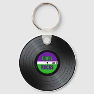 Vinyl Rocks LP Key Ring