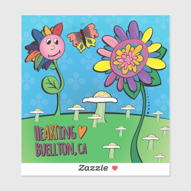 Vinyl Sticker - Fun Nature -Buellton.Art (Sheet)