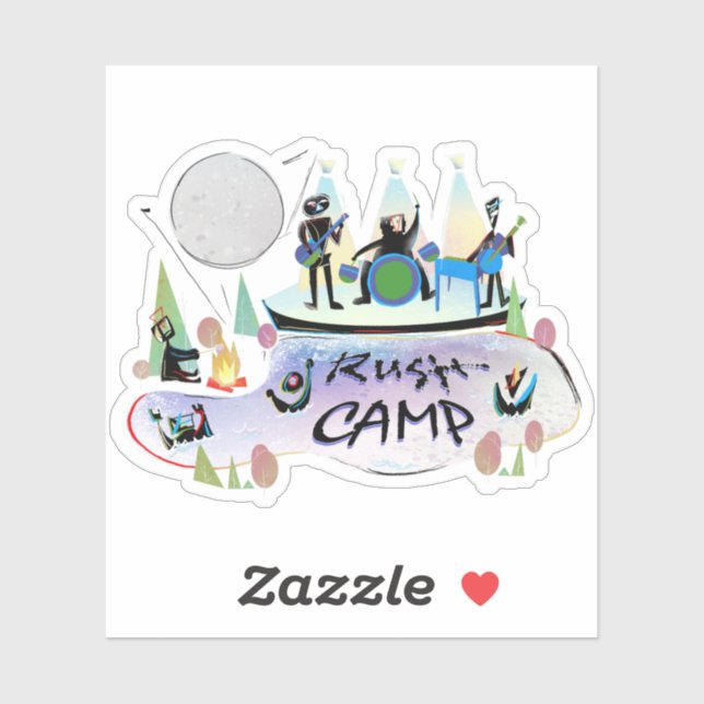 Vinyl Sticker RushCamp! (Sheet)