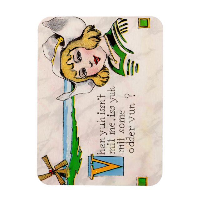 Vinyl Storybook Art Magnet (Vertical)