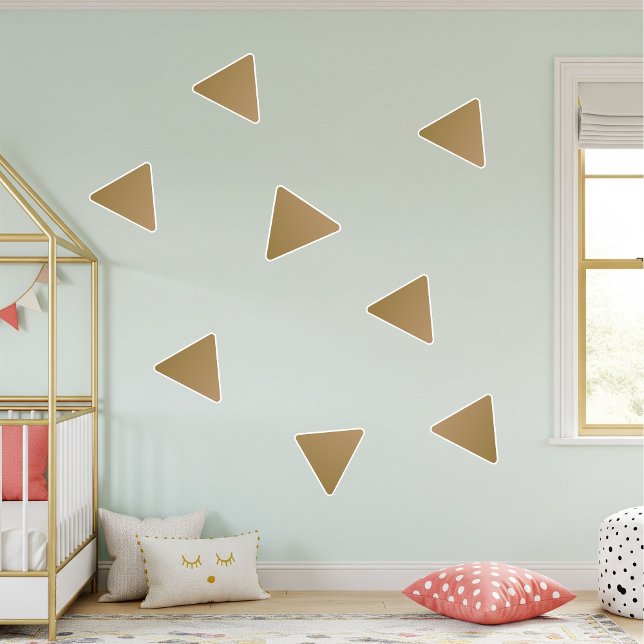 vinyl triangular stickers for kids, wall decor (Creator Uploaded)
