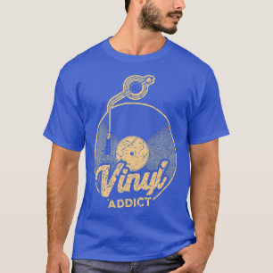Vinyl Turntable Music Retro LP Record Player DJ T-Shirt