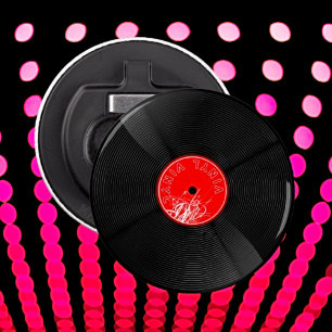 Vinyl Vibes Bottle Opener - Music & Nostalgia