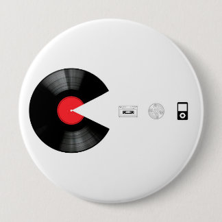 VINYL VILLAIN eating EVERYTHING 10 Cm Round Badge