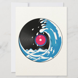 Vinyl Wave Invitation