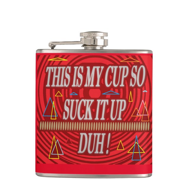 Vinyl Wrapped Flask (Front)