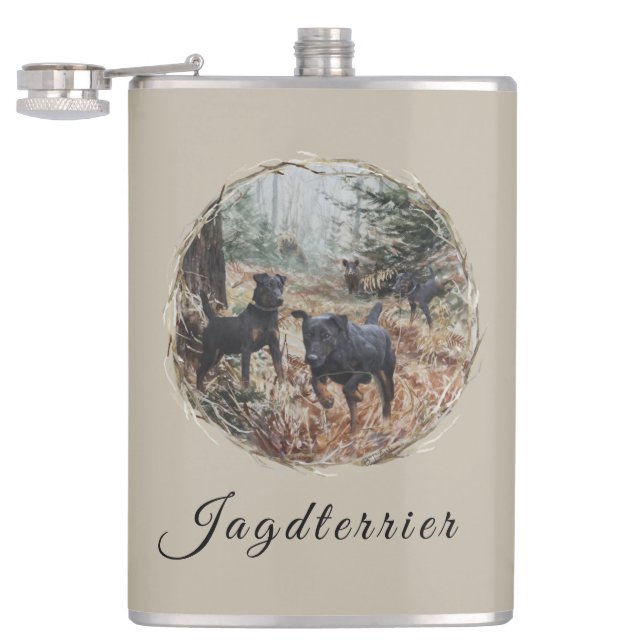 Vinyl Wrapped Flask (Opened)