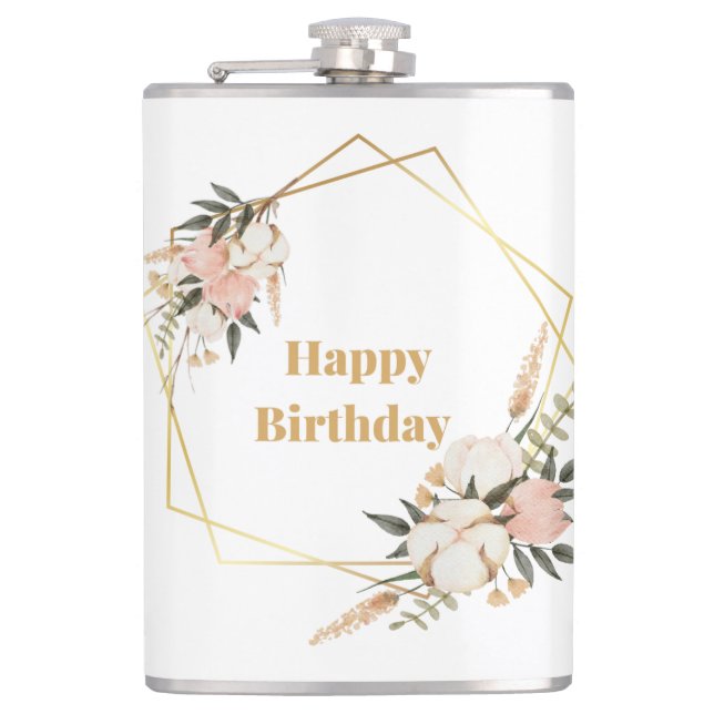 Vinyl Wrapped Flask (Front)