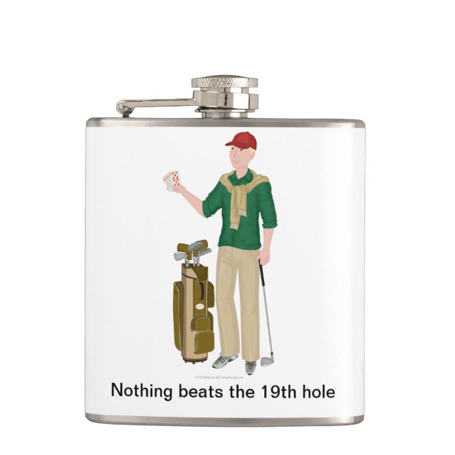 Vinyl Wrapped Flask (Front)