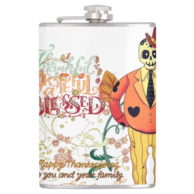 Vinyl Wrapped Flask (Front)
