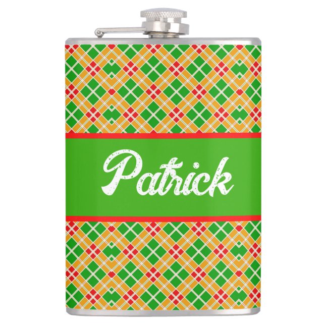 Vinyl Wrapped Flask (Front)