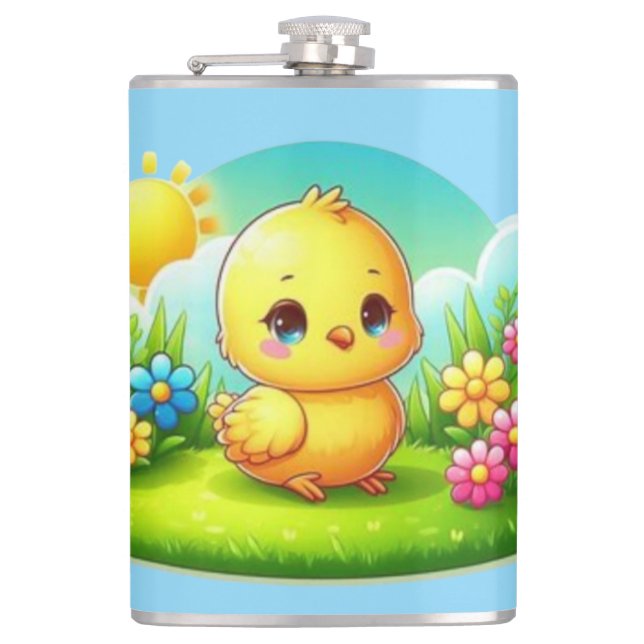 Vinyl Wrapped Flask (Front)