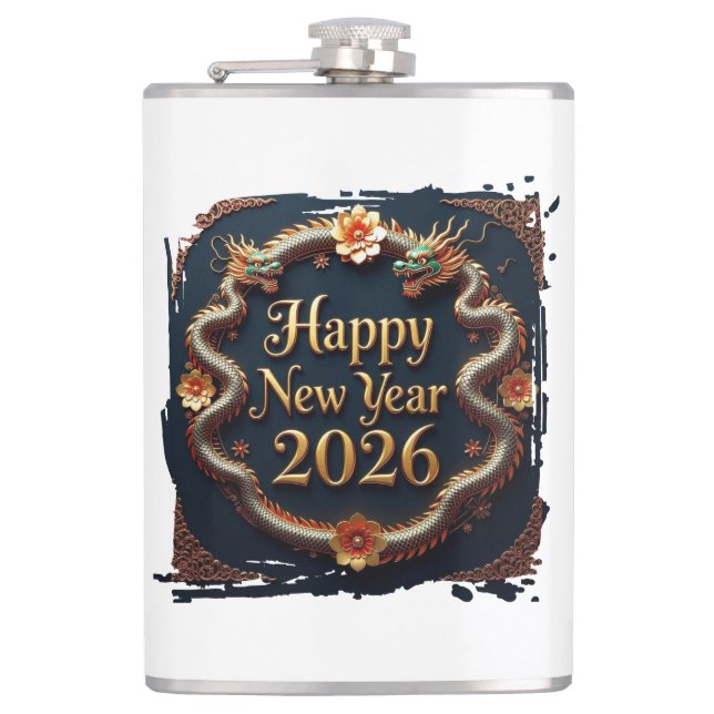 Vinyl Wrapped Flask (Front)