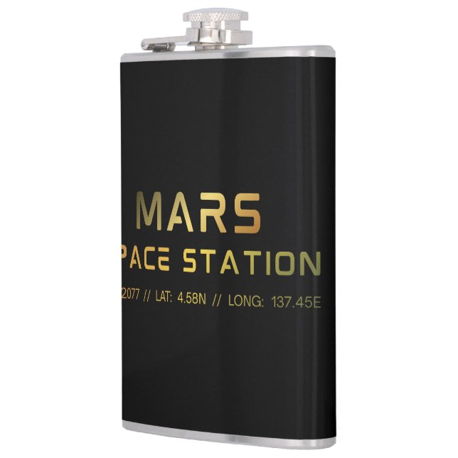 Vinyl Wrapped Flask (Left)