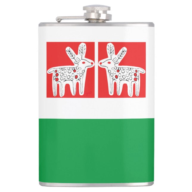 Vinyl Wrapped Flask (Front)