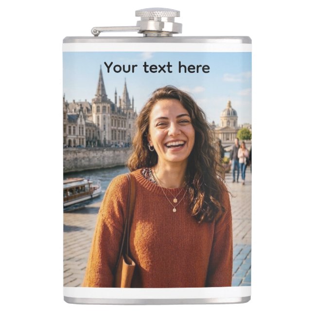 Vinyl Wrapped Flask (Front)