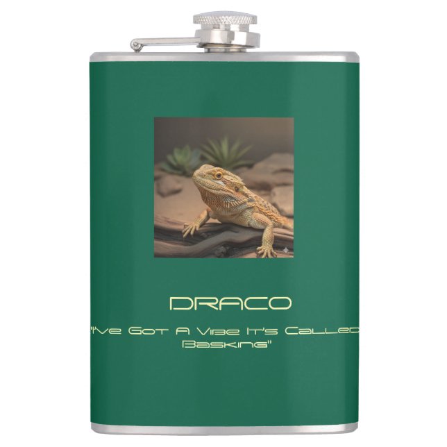 Vinyl Wrapped Flask (Front)
