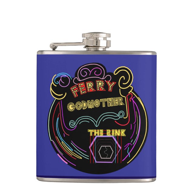 Vinyl Wrapped Flask (Front)