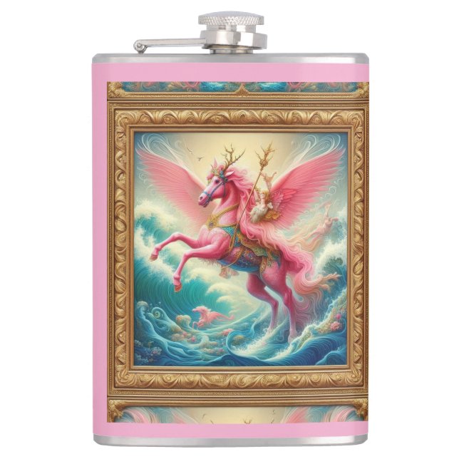 Vinyl Wrapped Flask (Front)