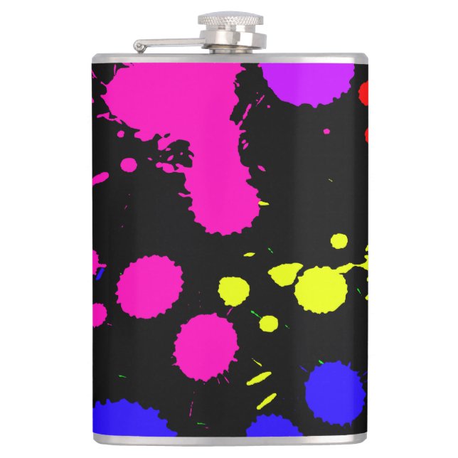 Vinyl Wrapped Flask, 8 oz. Flask (Front)
