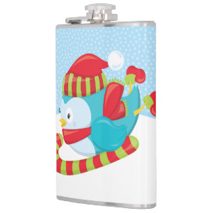 Vinyl Wrapped Flask, 8 oz. Flask